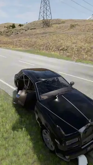 BeamNG Car Crashes & Extreme Physics clip 9