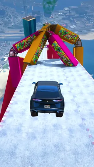 GTA 5 Mega Ramps & Night Weaving clip 3