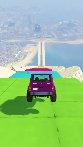 GTA 5 Mega Ramps & Night Weaving clip 8