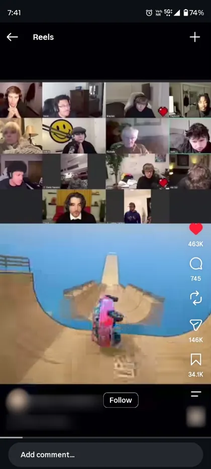 50/50 Split Screen - 463K likes